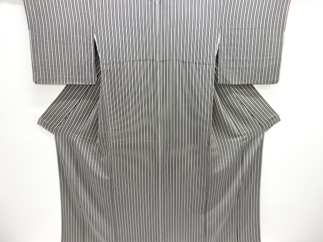 JAPANESE KIMONO / KOMON / CHIRIMEN / STRIPE